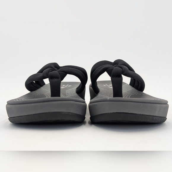 Cloudsteppers by Clarks Arla Glison Black Sandal Size US 9M / EU 40 Cushion Soft - Picture 10 of 16